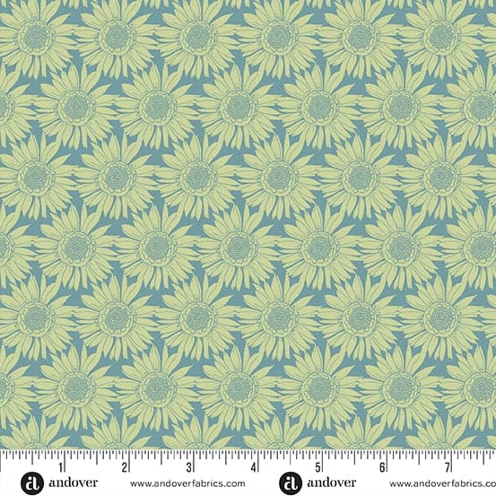 Sunlit Blooms - Green