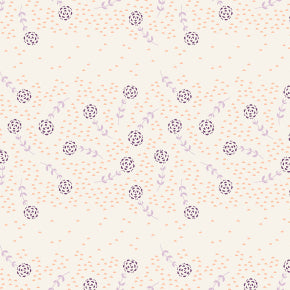 Modern Meadow - Flower Field - Plum