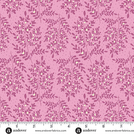 Flourish by Alexandra Bordallo Fern & Fronds Pink