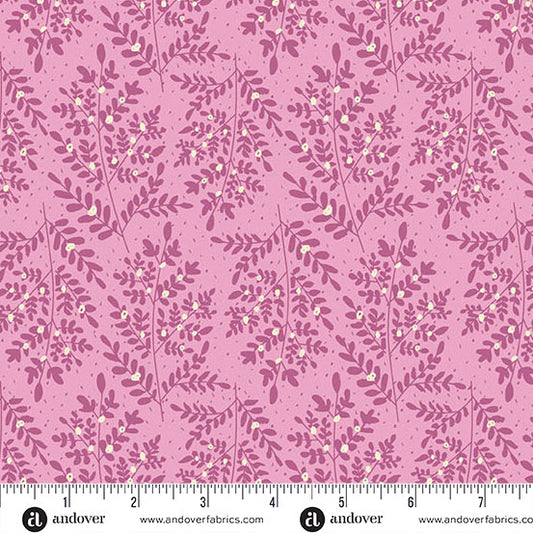 Flourish by Alexandra Bordallo Fern & Fronds Pink