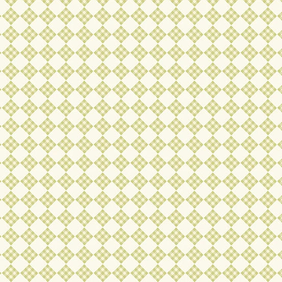 Welcome Spring - Plaid - Green