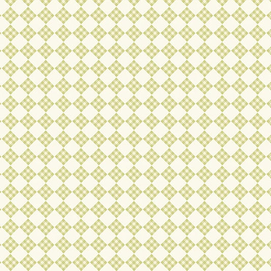 Welcome Spring - Plaid - Green