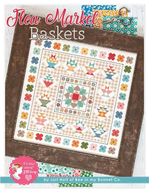 Flea Market Baskets - Lori Holt Crossstitch
