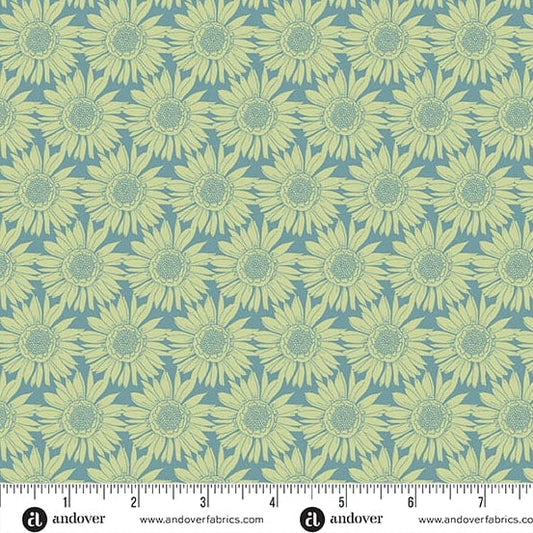Sunlit Blooms - Green